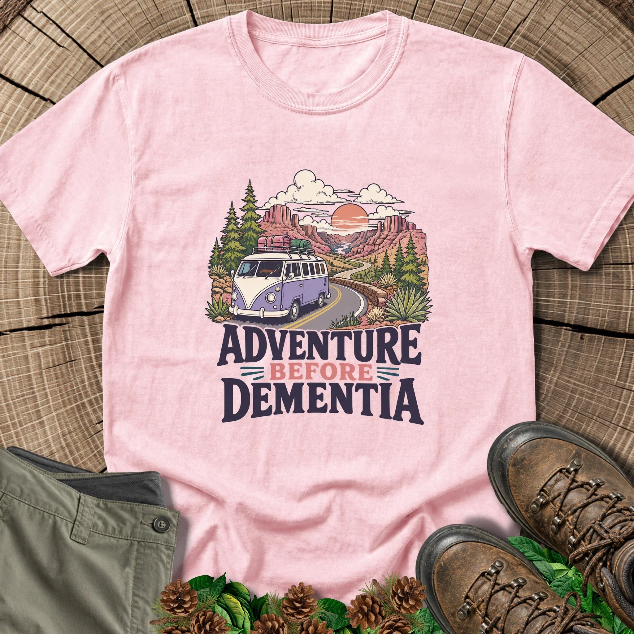 Adventure Before Dementia T-Shirt in Blossom