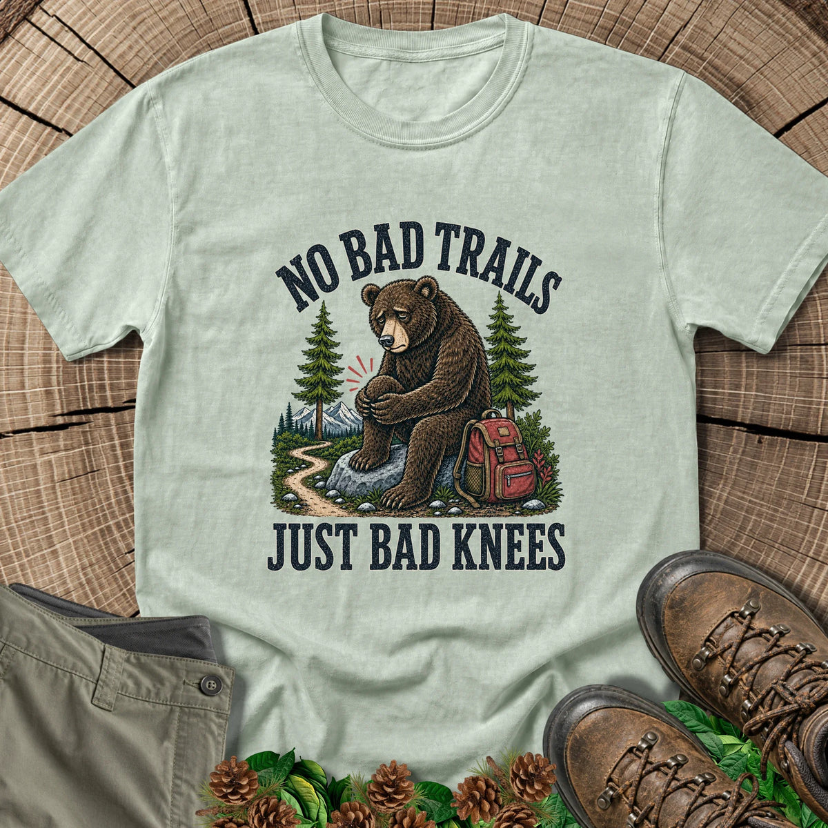 No Bad Trails T-Shirt in Bay