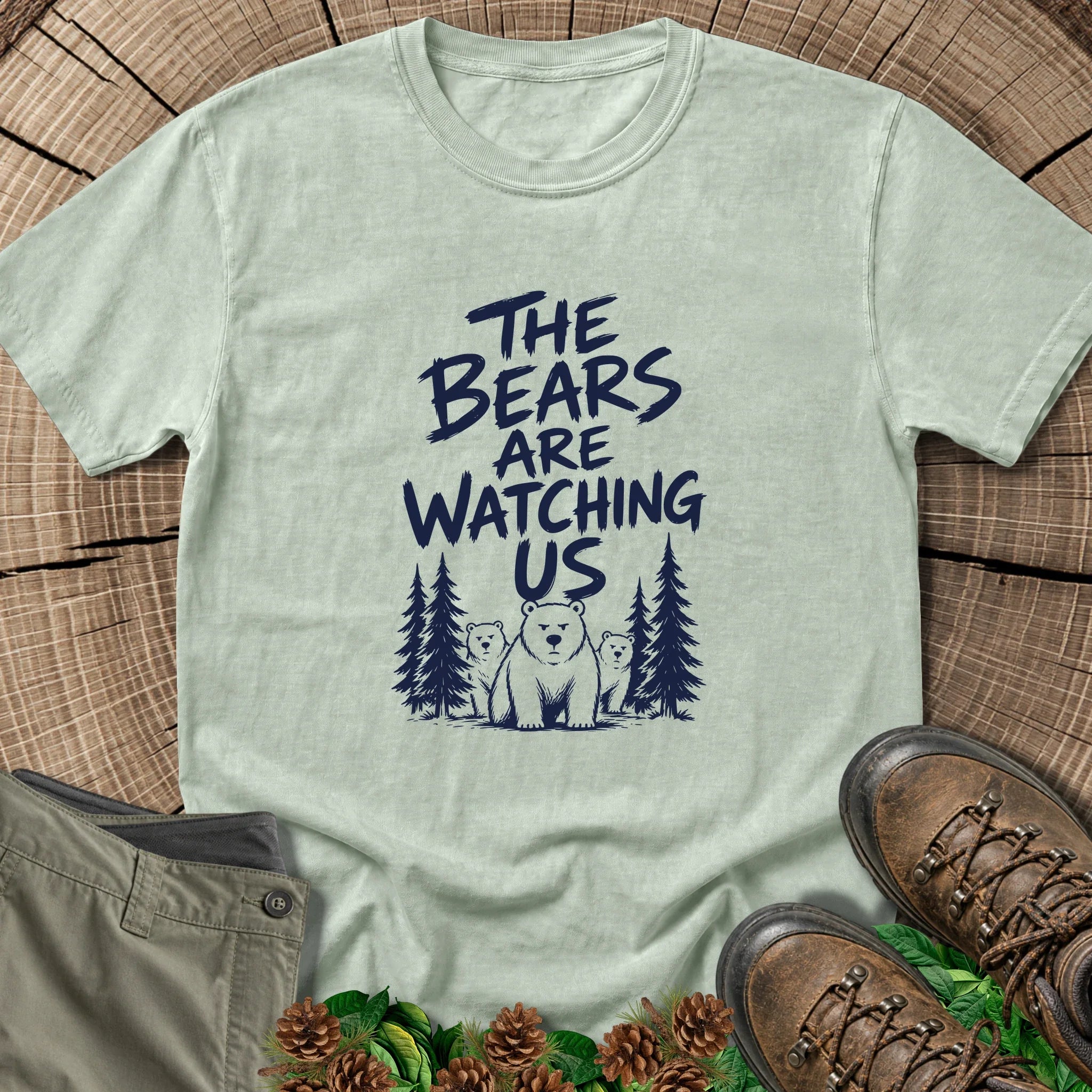 Bears Are Watching T-Shirt in Bay