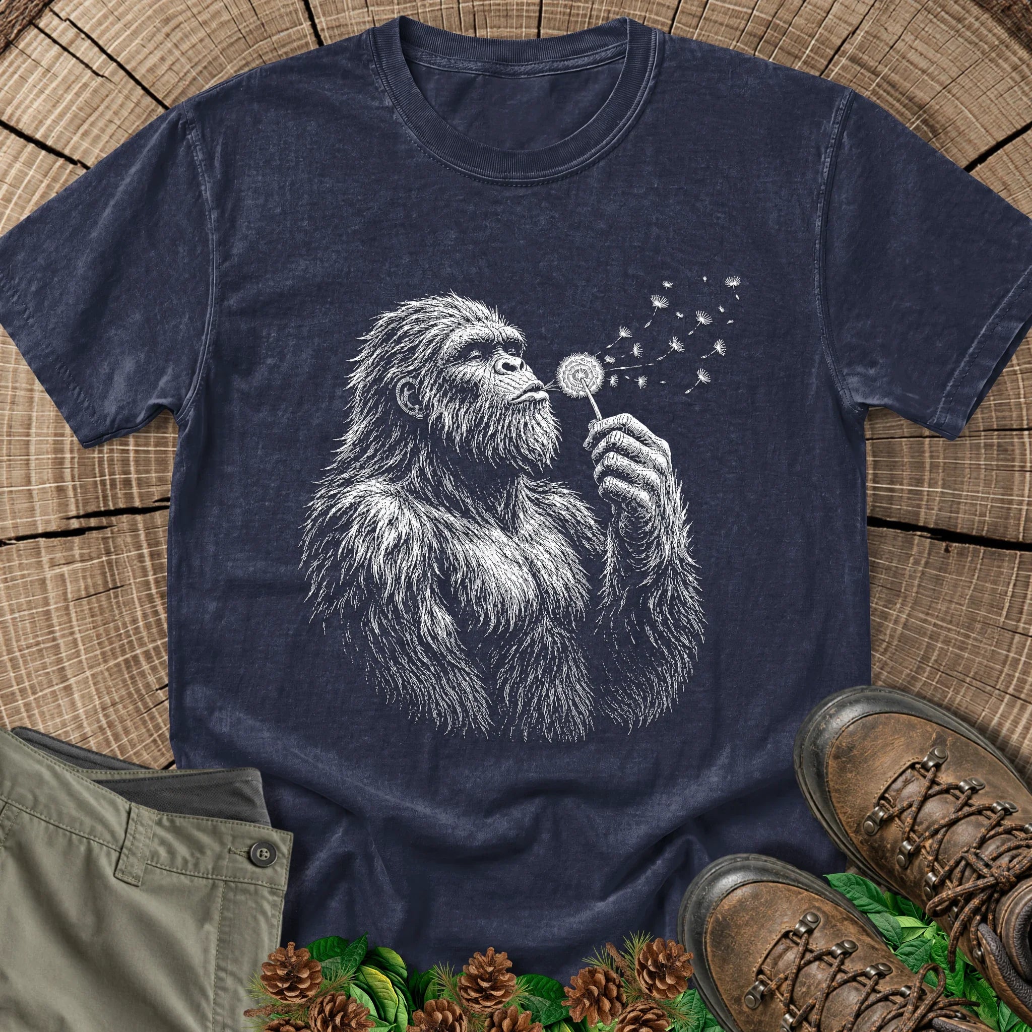 Dandelion Wish T-Shirt in Navy