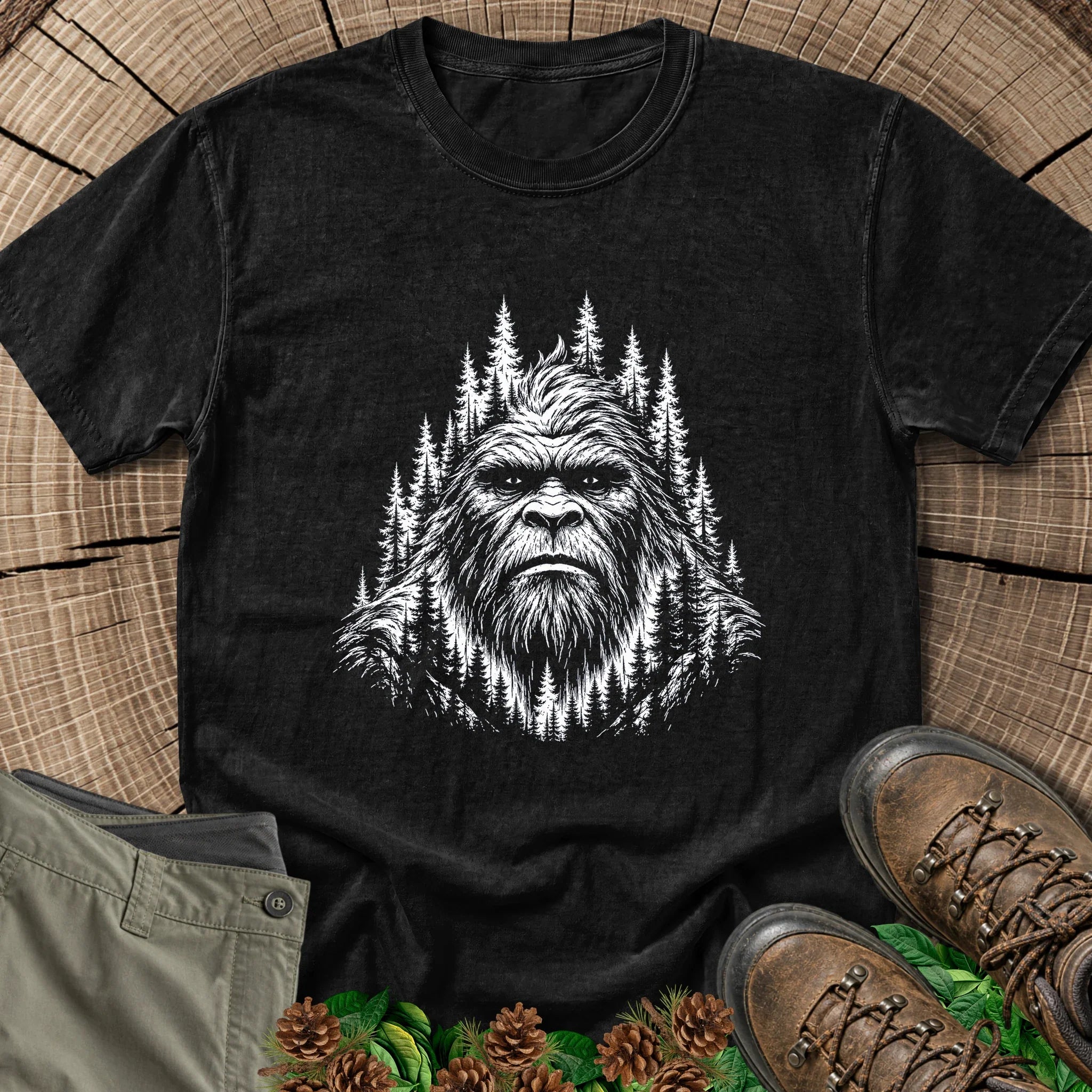 Bigfoot Just Sayin' T-Shirt in Black