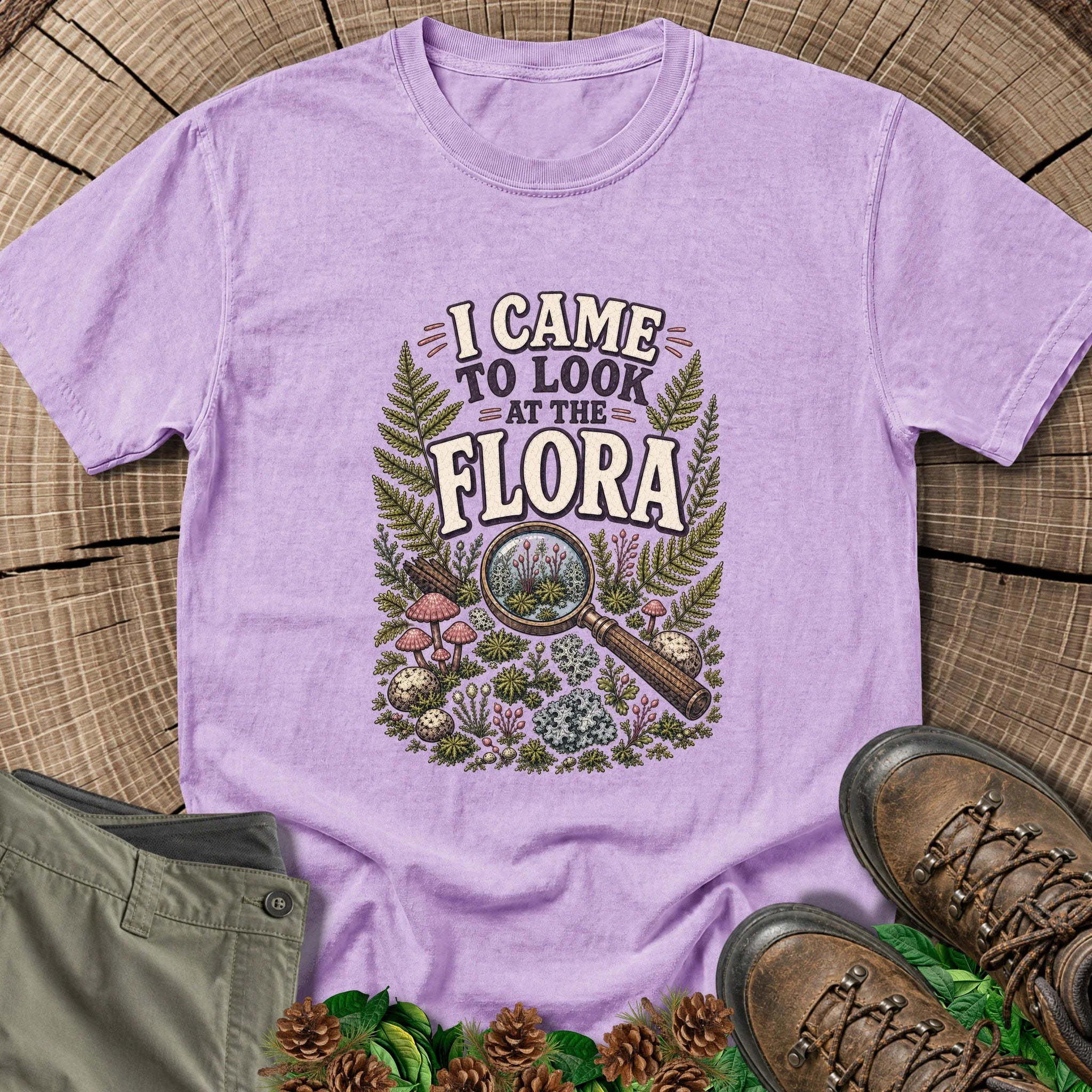 I Look at the Flora T-Shirt in Orchid