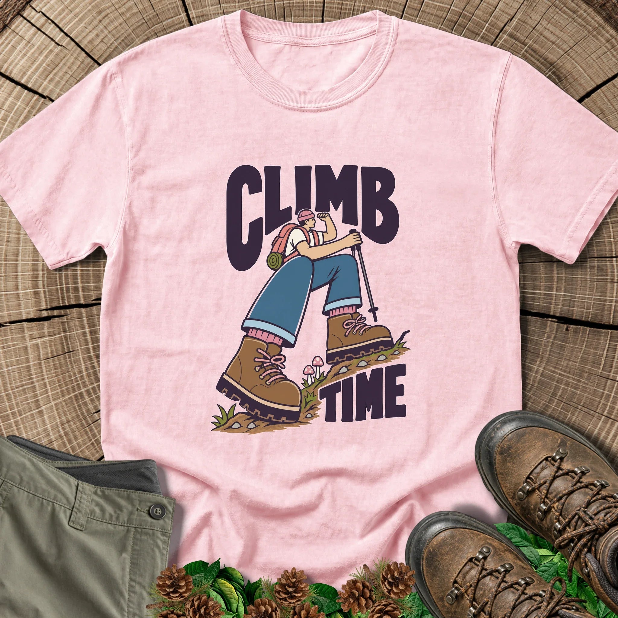 Climb Time T-Shirt in Blossom
