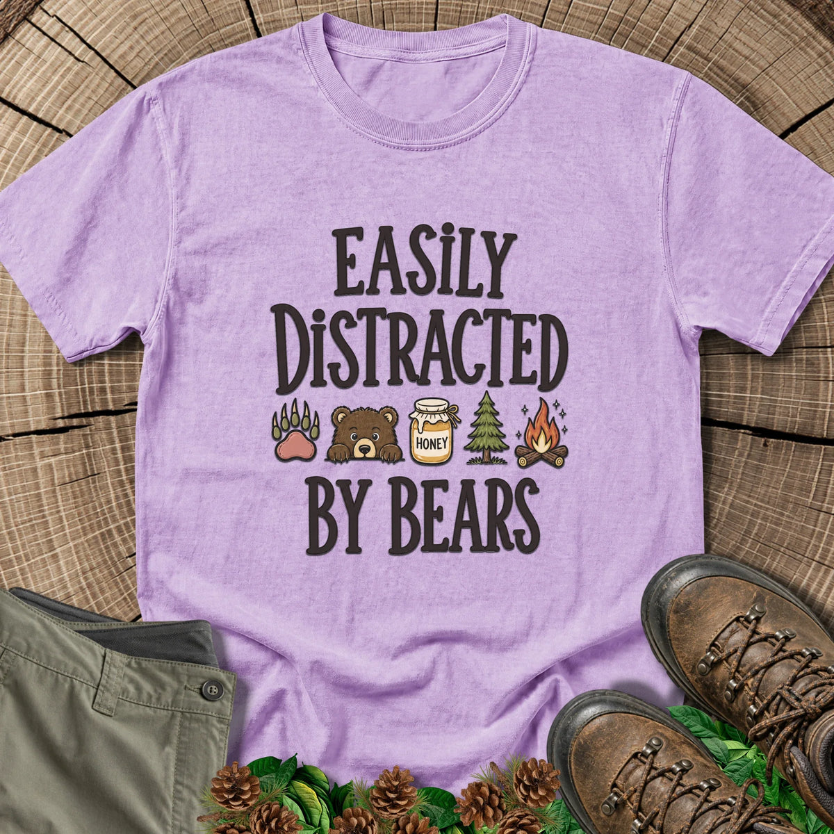 Easily Distracted T-Shirt in Orchid