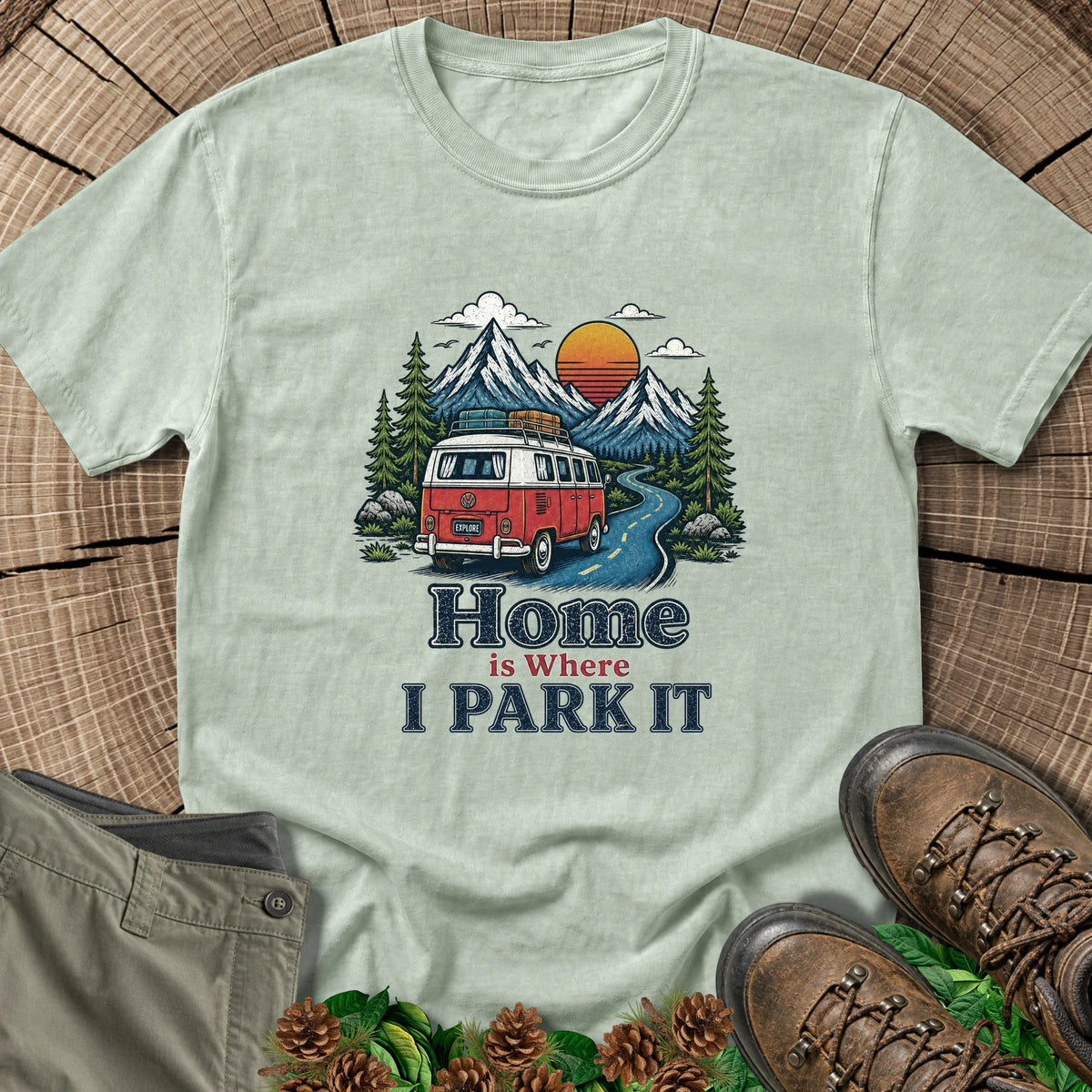 Where I Park It T-Shirt in Bay