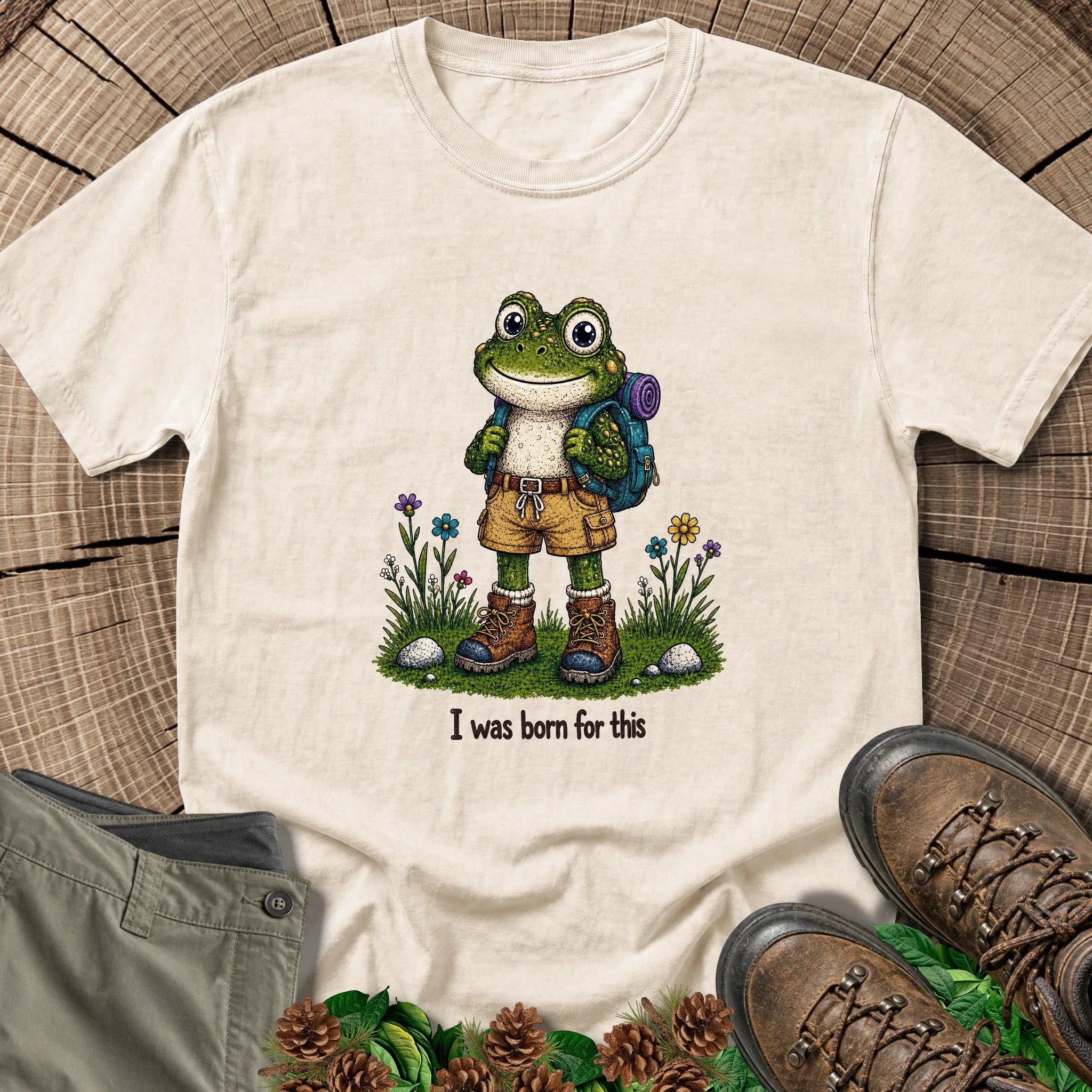 Born For This T-Shirt in Ivory