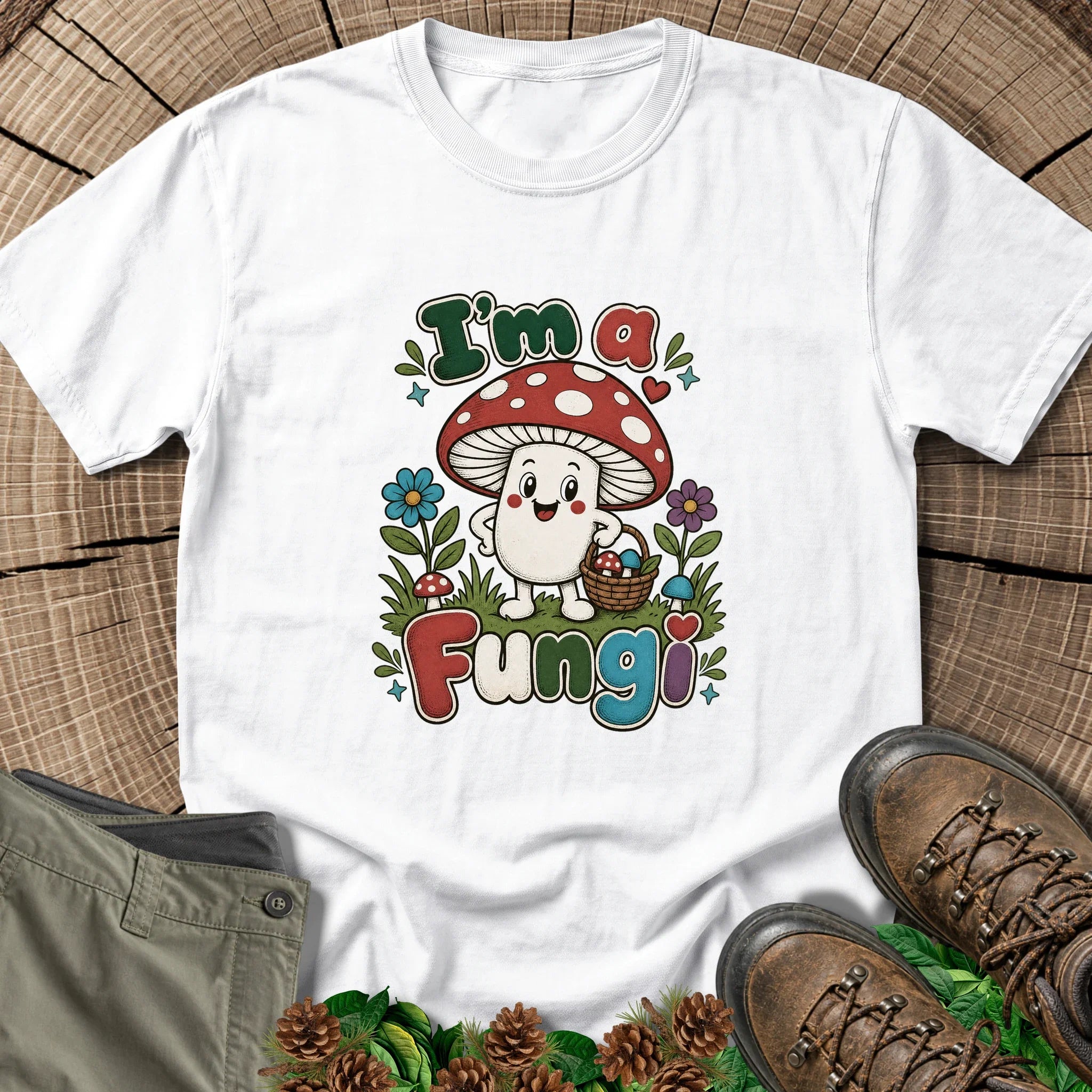 I'm a Fungi T-Shirt in White