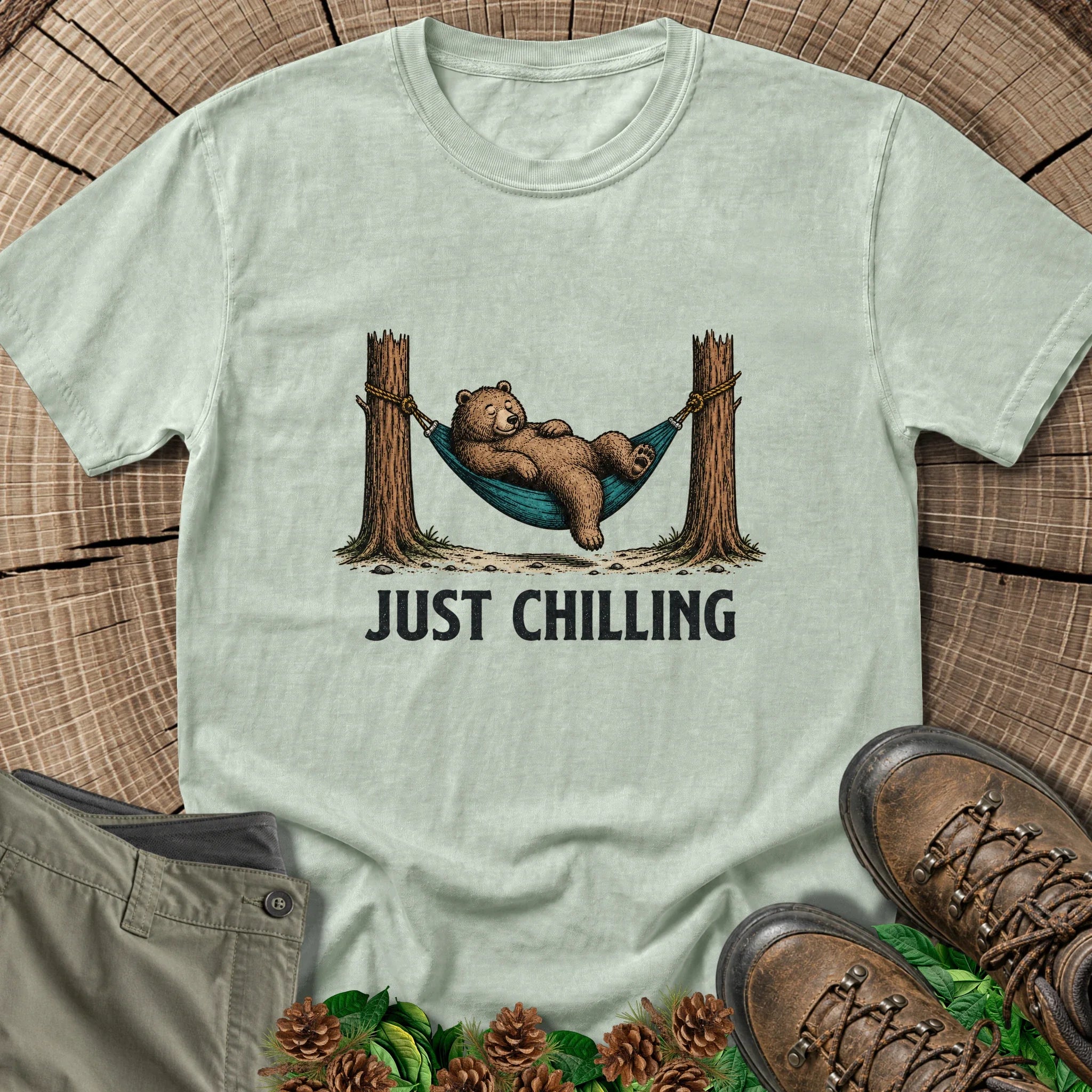 Just Chilling T-Shirt in Bay