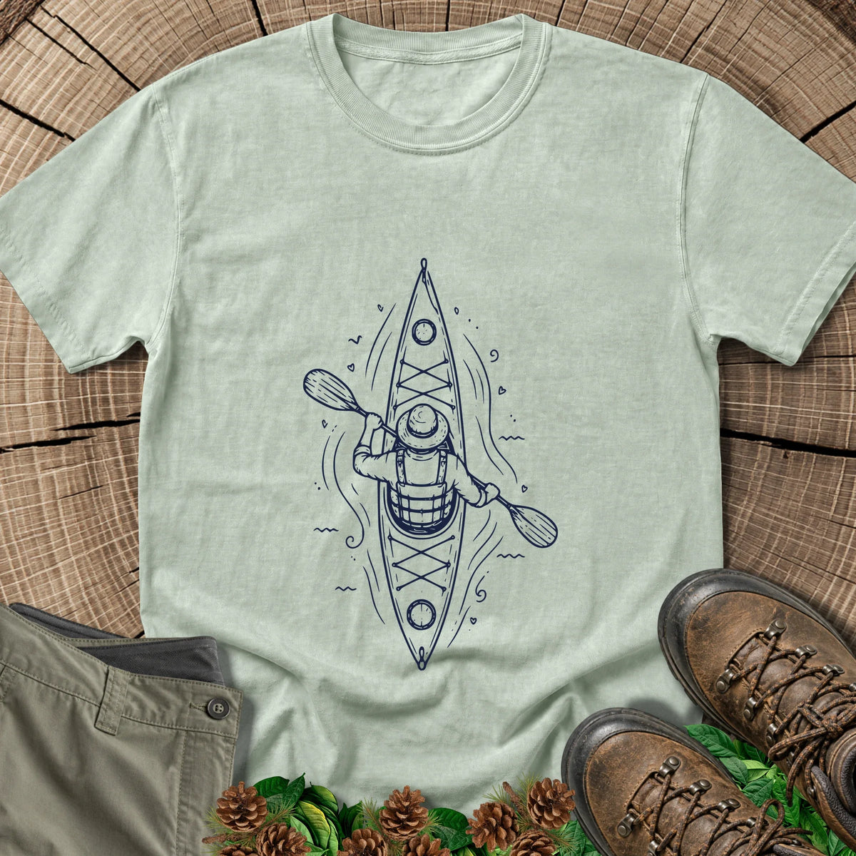 Solo Paddle T-Shirt in Bay