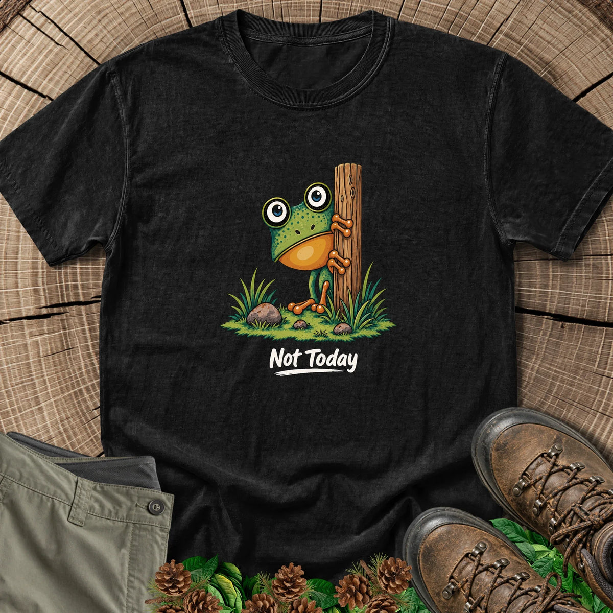 Not Today T-Shirt in Black