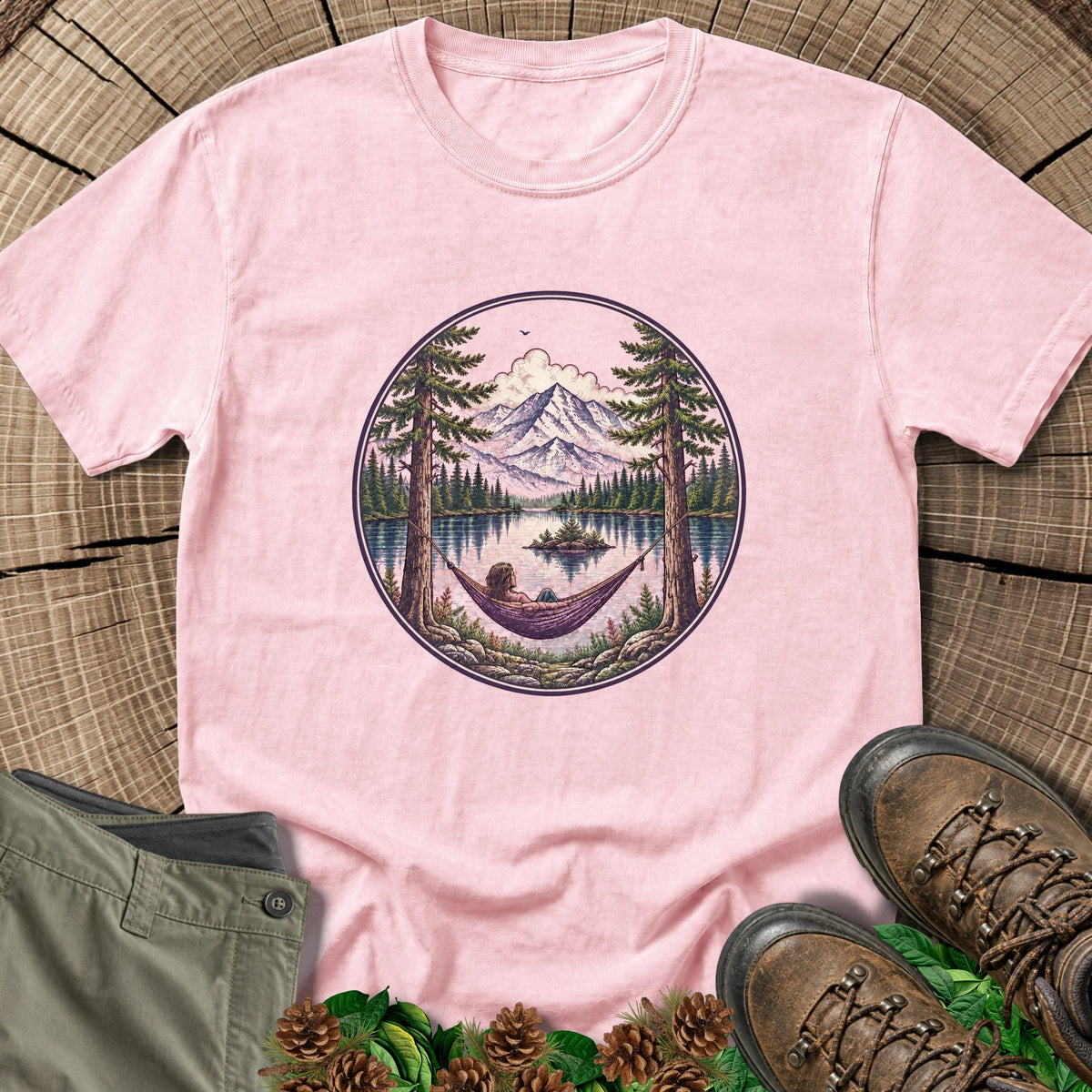 Restful Peace T-Shirt in Blossom
