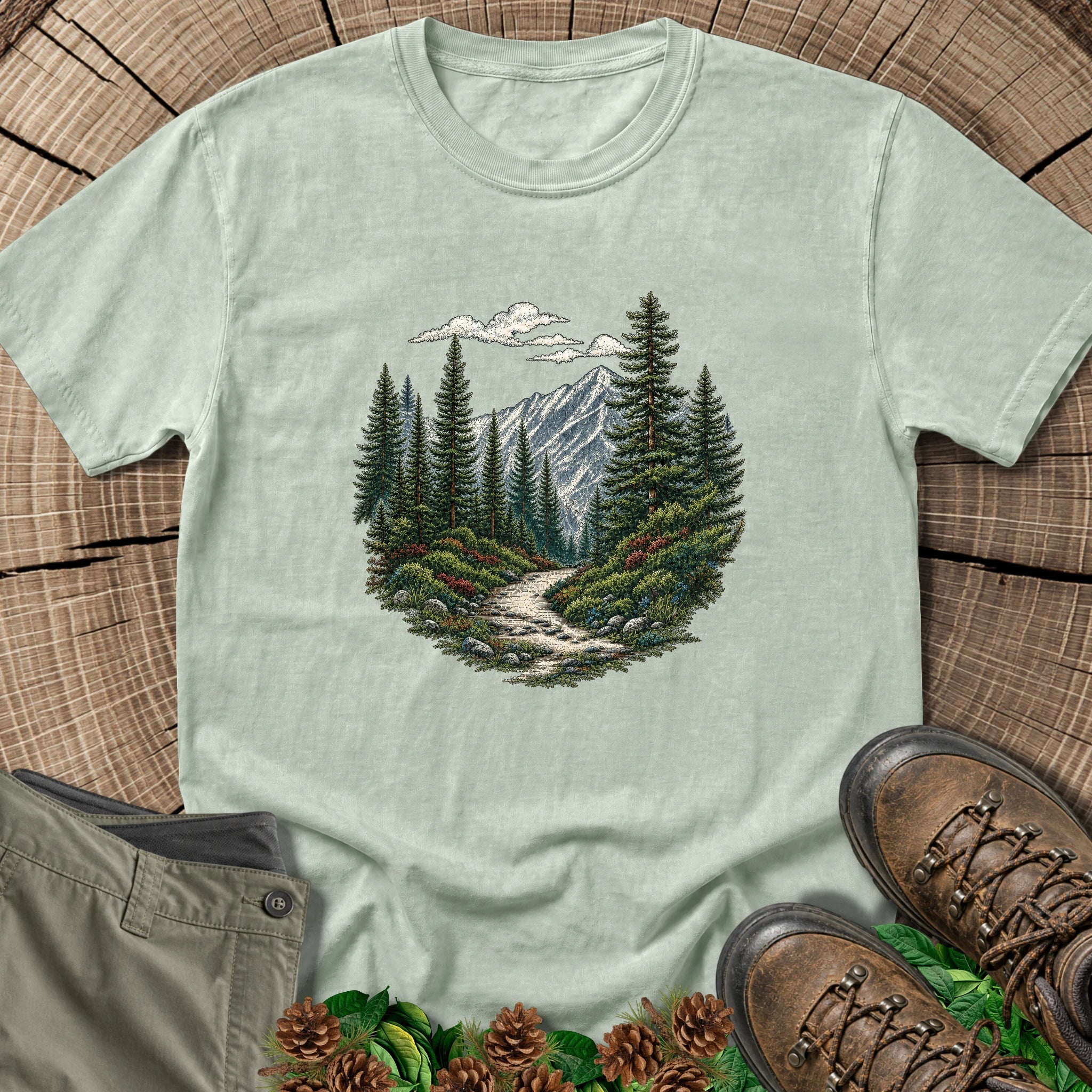 Mountain  Wilderness T-Shirt in Bay