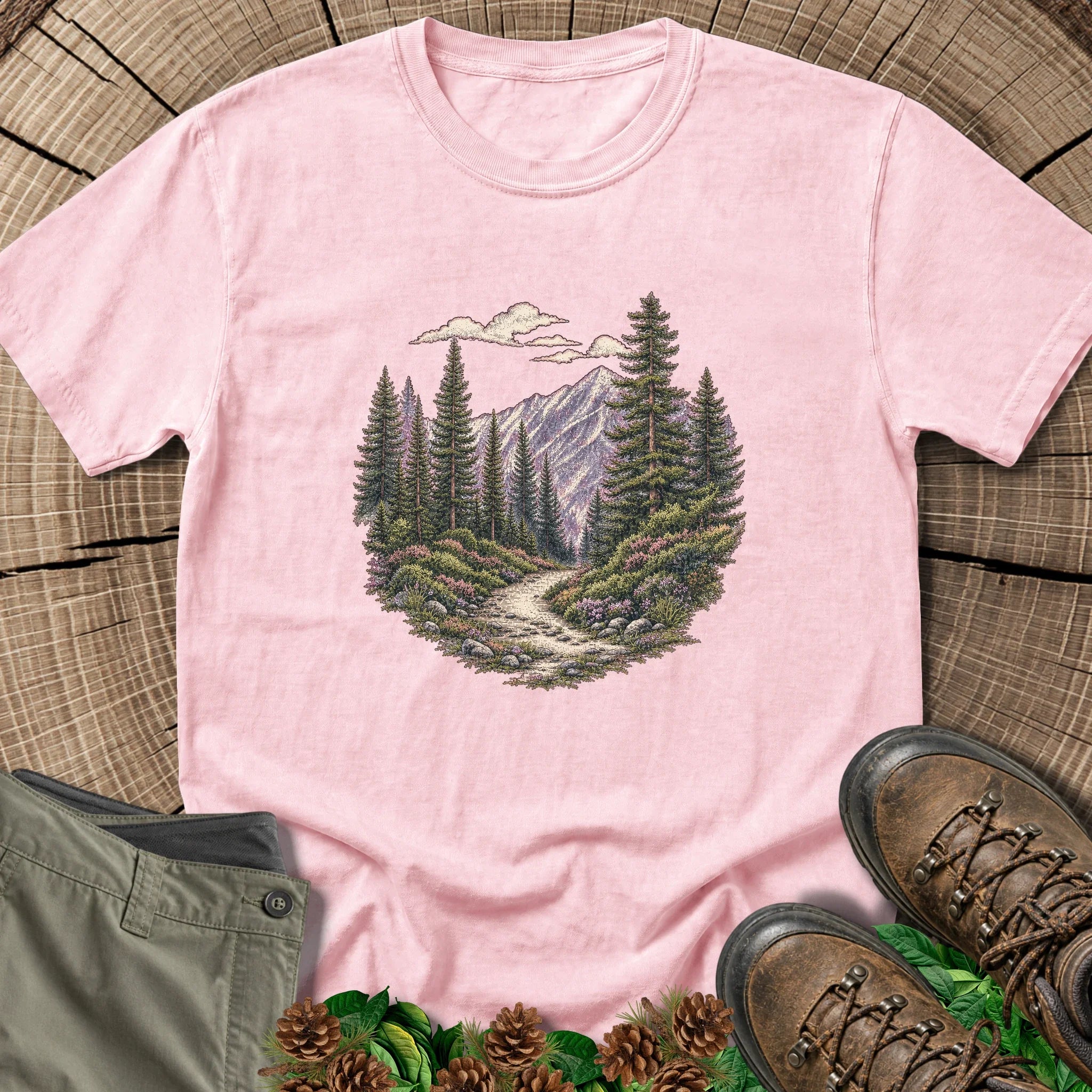 Mountain  Wilderness T-Shirt in Blossom