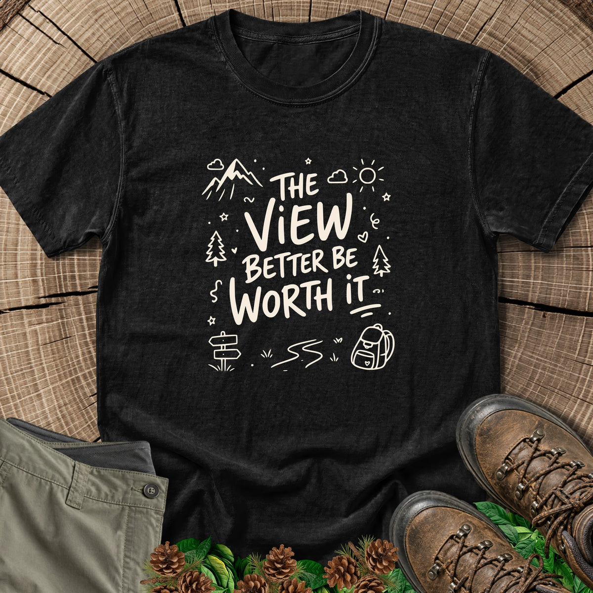 Better Be Worth It T-Shirt in Black