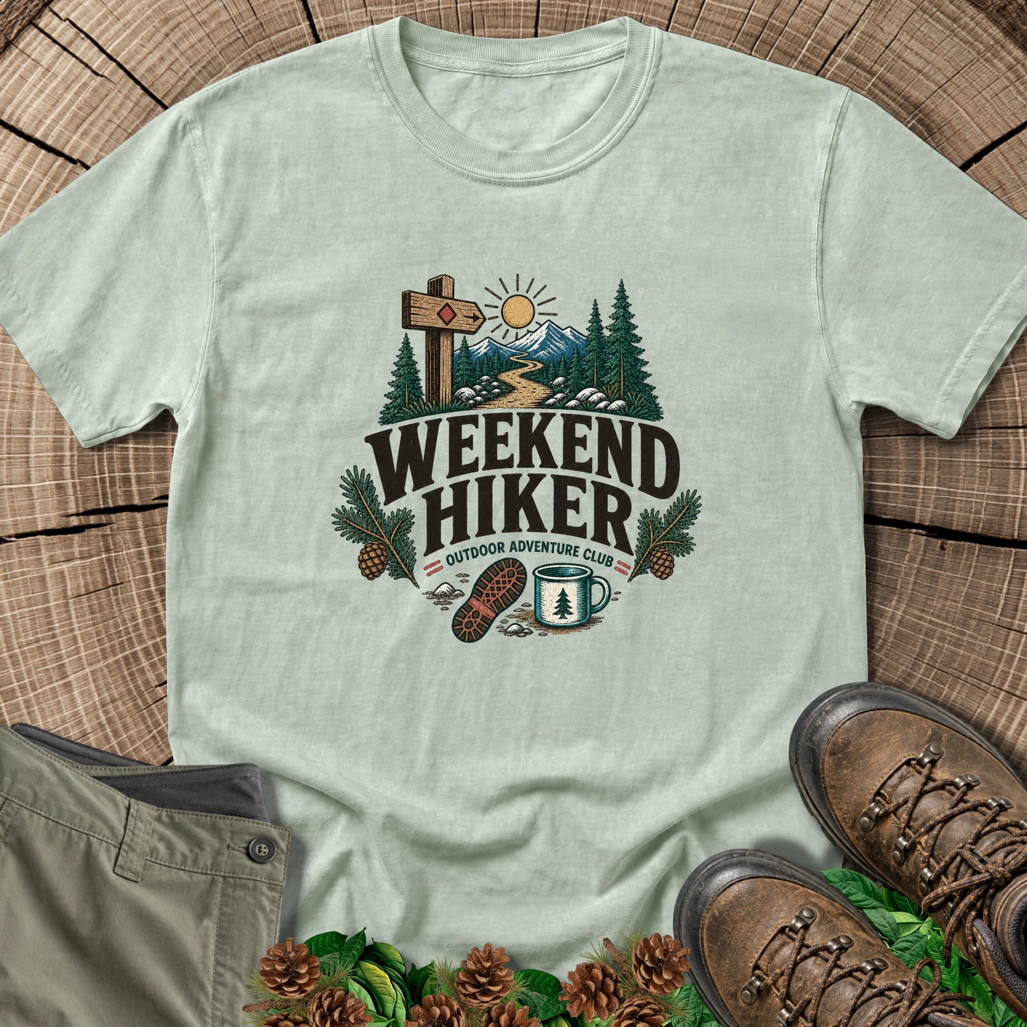 Weekend Hiker T-Shirt in Bay