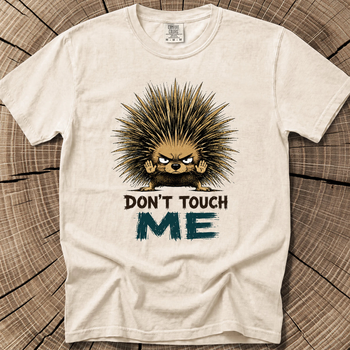 Don't Touch Me T-Shirt in Ivory