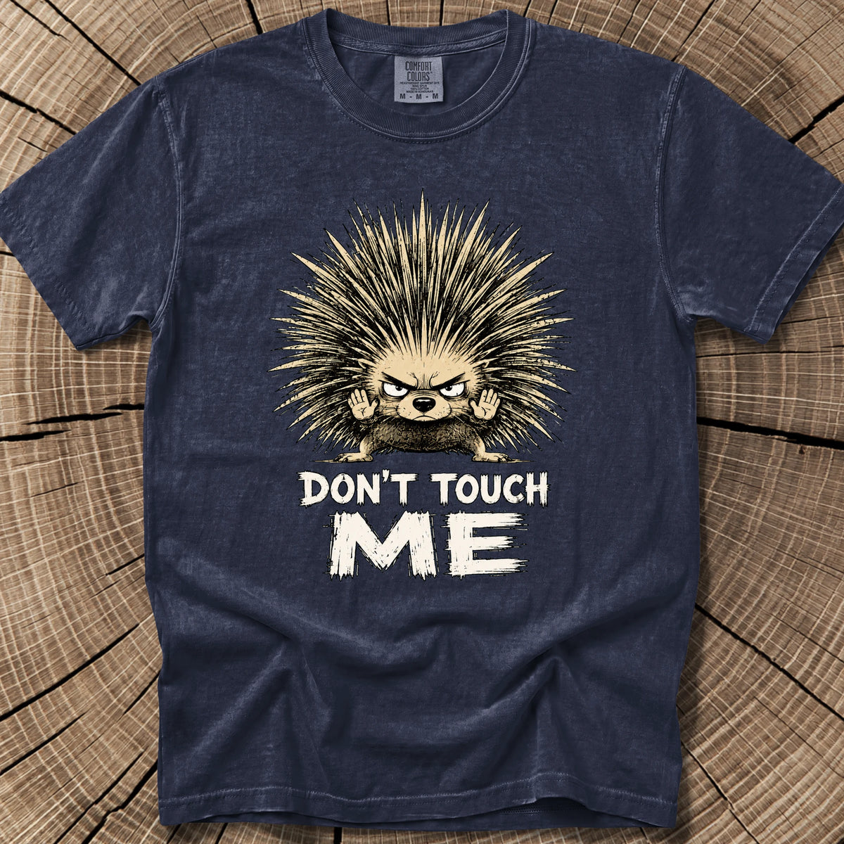 Don't Touch Me T-Shirt in Navy