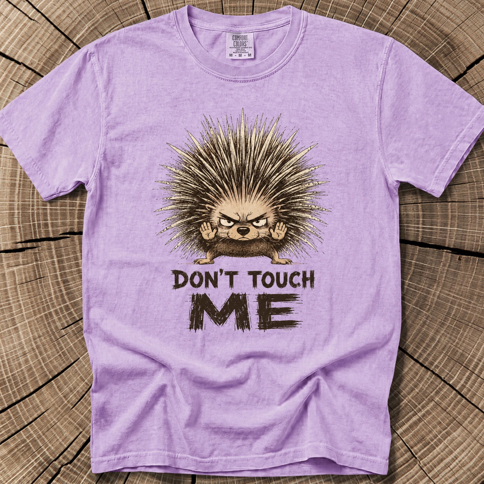 Don't Touch Me T-Shirt in Orchid