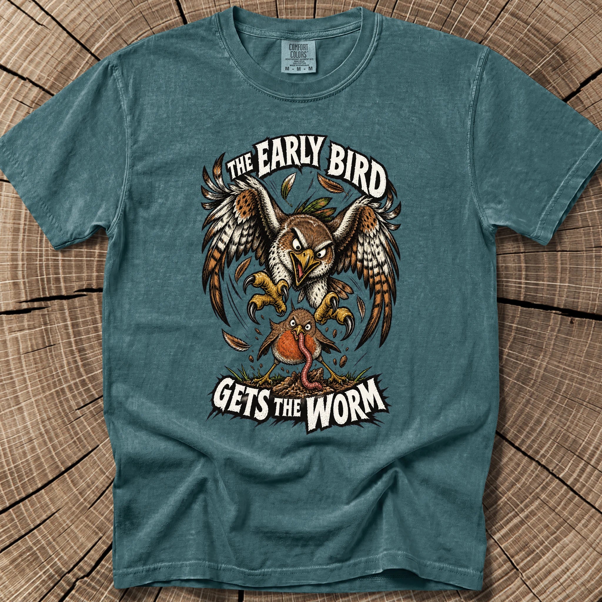 Early Bird T-Shirt in Blue Spruce